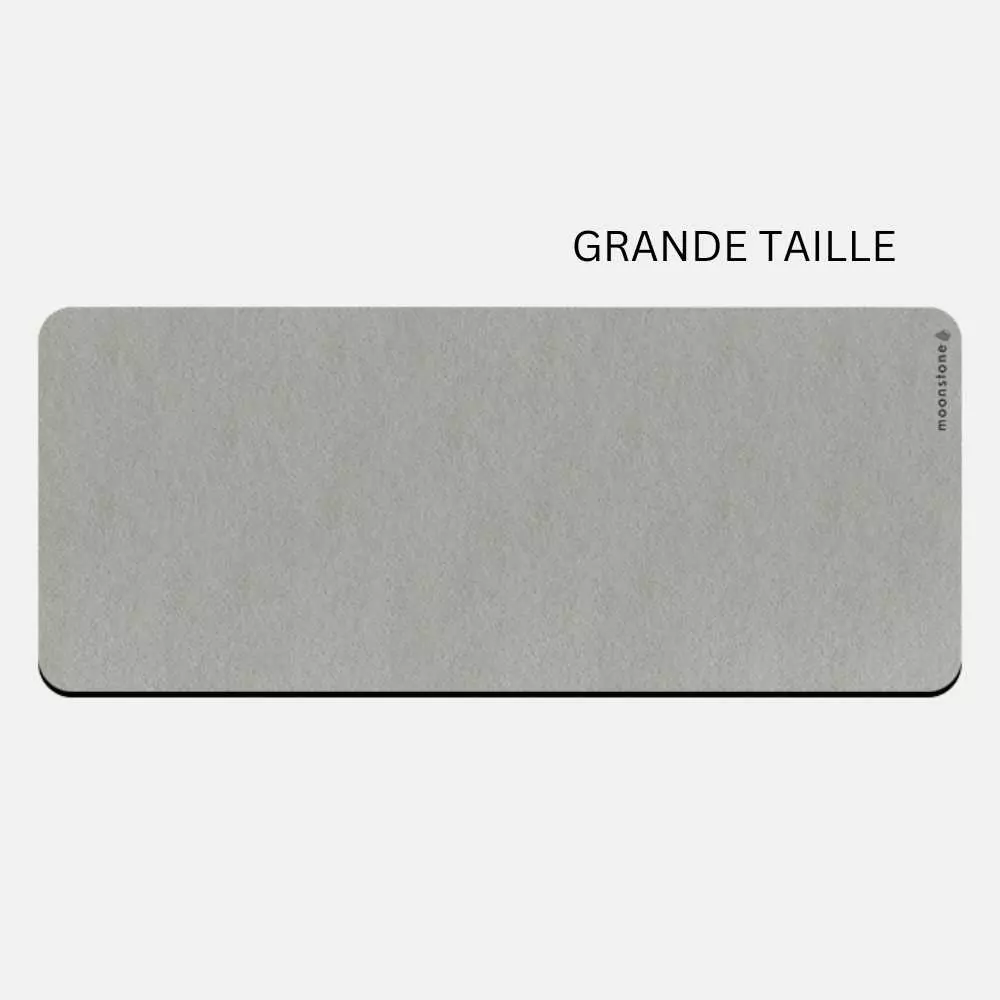 Grand tapis de bain XL en diatomite, modèle Vatten, offrant une absorption rapide et une surface antidérapante pour plus de sécurité dans la salle de bain.