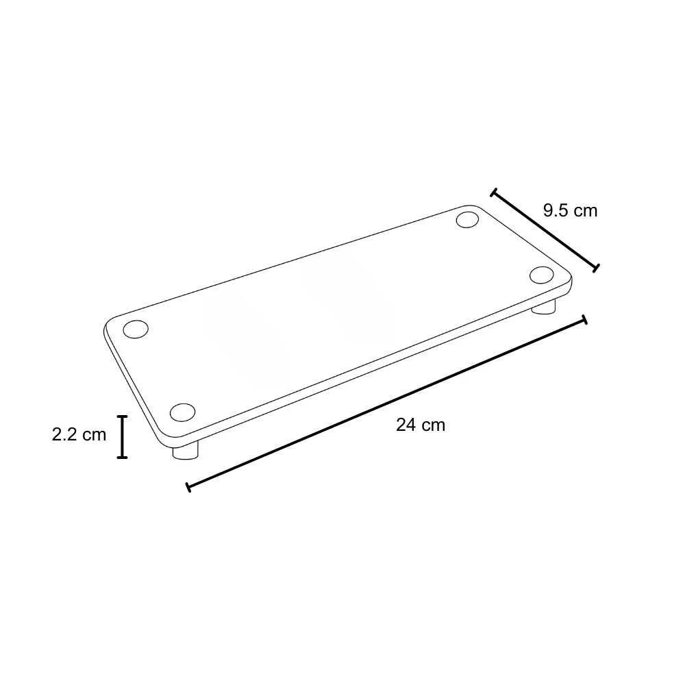 Dimensions en diatomite - Photo illustrant les mesures