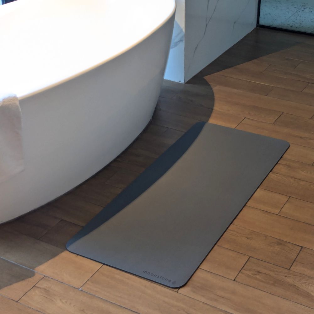 Tapis de bain en pierre naturelle - Absorption rapide et antidérapant